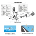 pool circulation pump（SWIM黑中灰）8